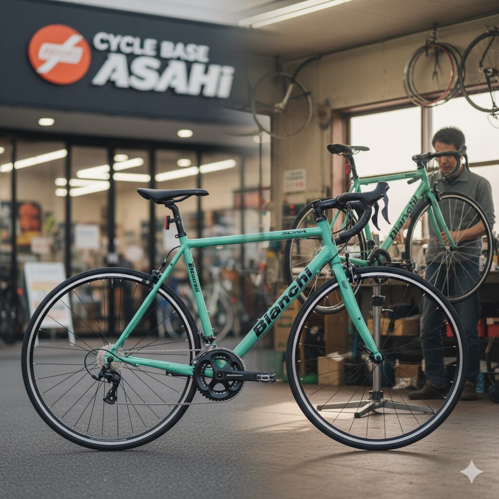 ビアンキ ベルガモの評価。あさひ限定と中古の価値