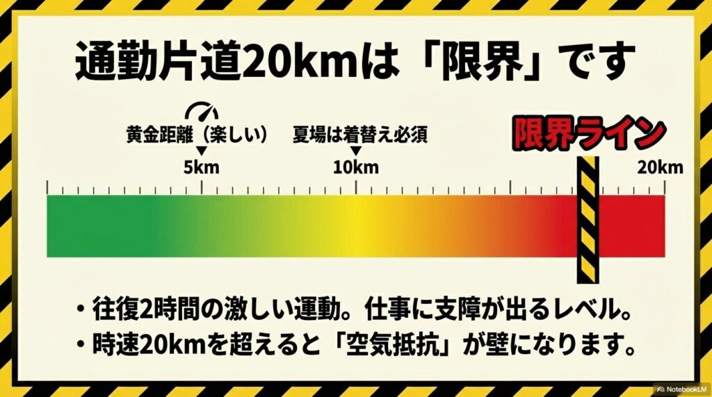 サイクル太郎が教える距離別の疲労度と限界ライン
